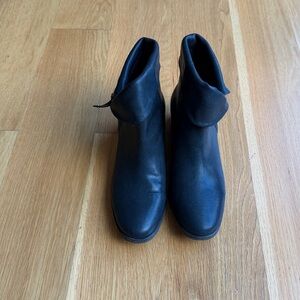 See By Chloe Masha Cuff Leather Ankle Boots Black Size 7 NIB NWT